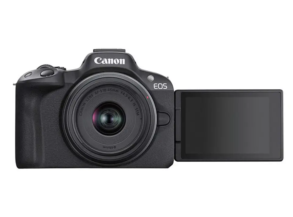 CÁMARAS MIRRORLESS CANON EOS R50 WI-FI BLUETOOTH 24.2 MP 18-45 IS STM 4