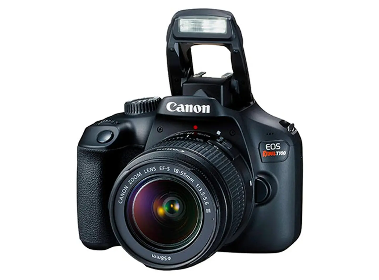 CAMARA CANON REBEL T100 + LENTE 18-55 4