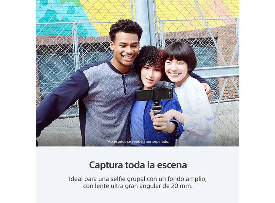 CÁMARA VÍDEO DEPORTIVA SONY ZV-1F WI-FI BLUETOOTH 20.1 MP VIDEOBLOGS 8