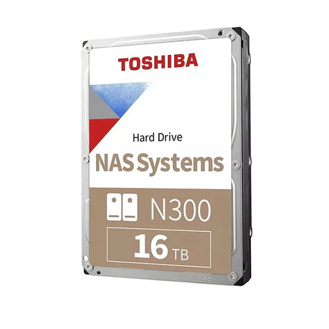 TOSHIBA DISCO DURO 16TB N300 SISTEMAS NAS HDWG31GXZSTA