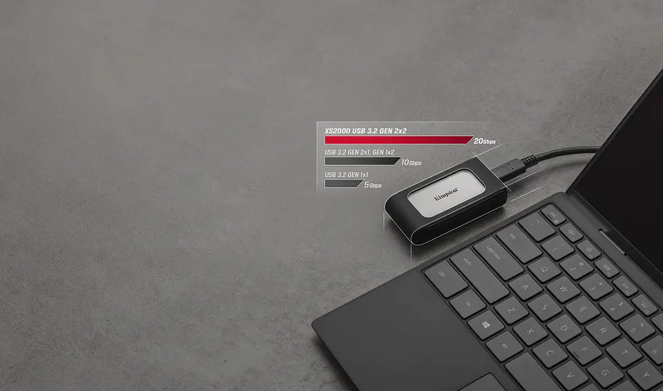 DISCO ESTADO SÓLIDO EXTERNO KINGSTON XS2000 4TB 9