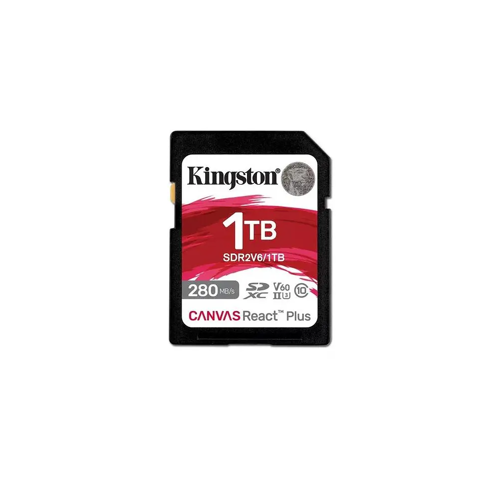TARJETA DE MEMORIA SD KINGSTON CANVAS REACT PLUS V60 1TB 3