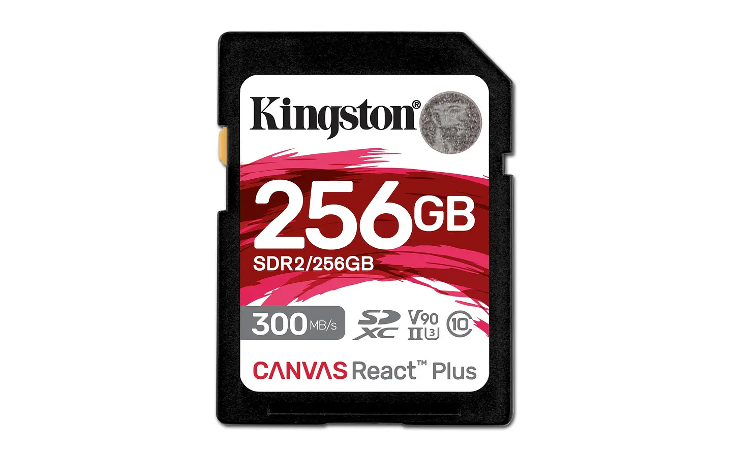 TARJETA MEMORIA SD KINGSTON CANVAS REACT PLUS 256GB 300MB/S 3