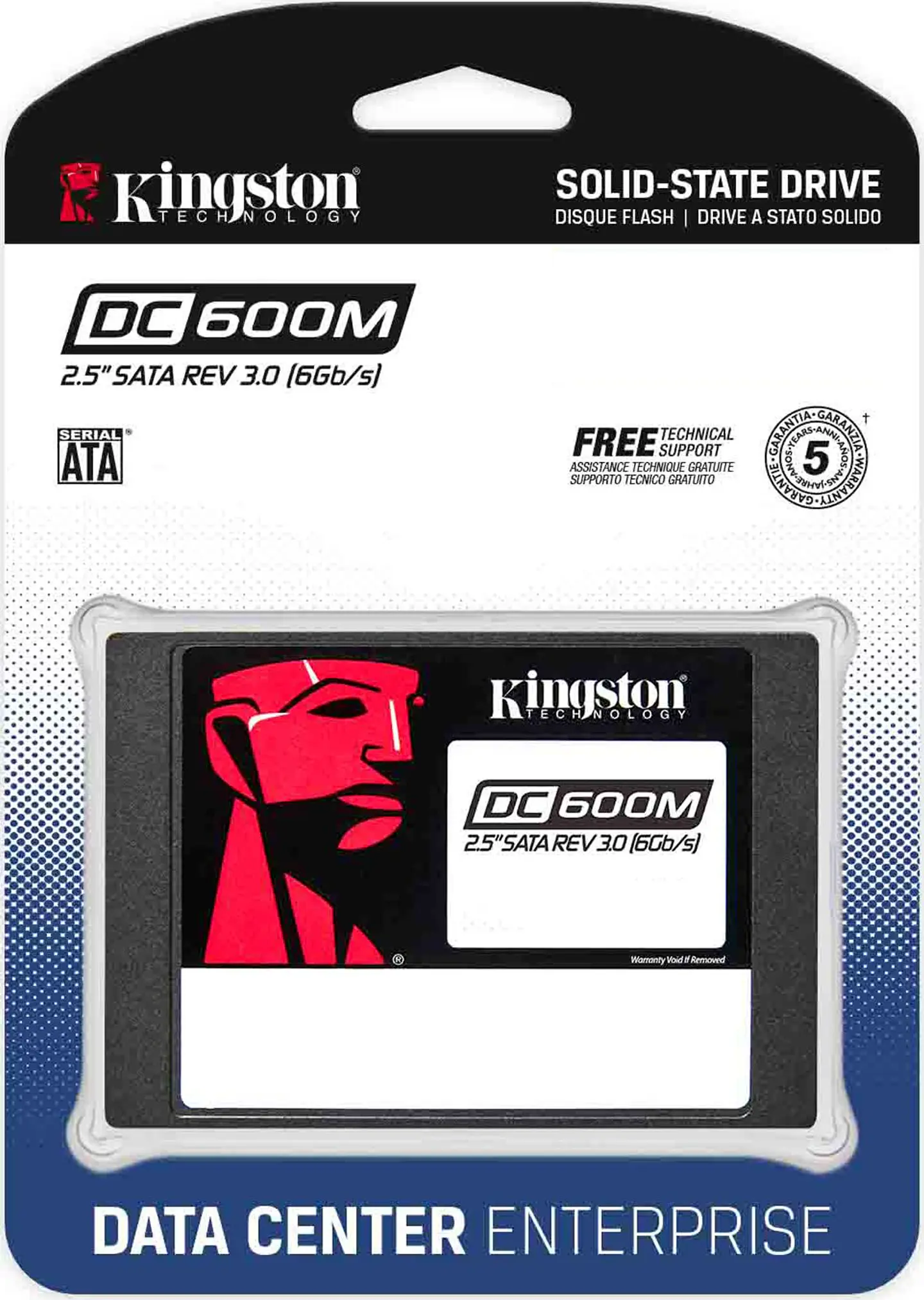 DISCO SSD KINGSTON DATA CENTER ENTERPRISE DC600M 960GB 2.5' 1