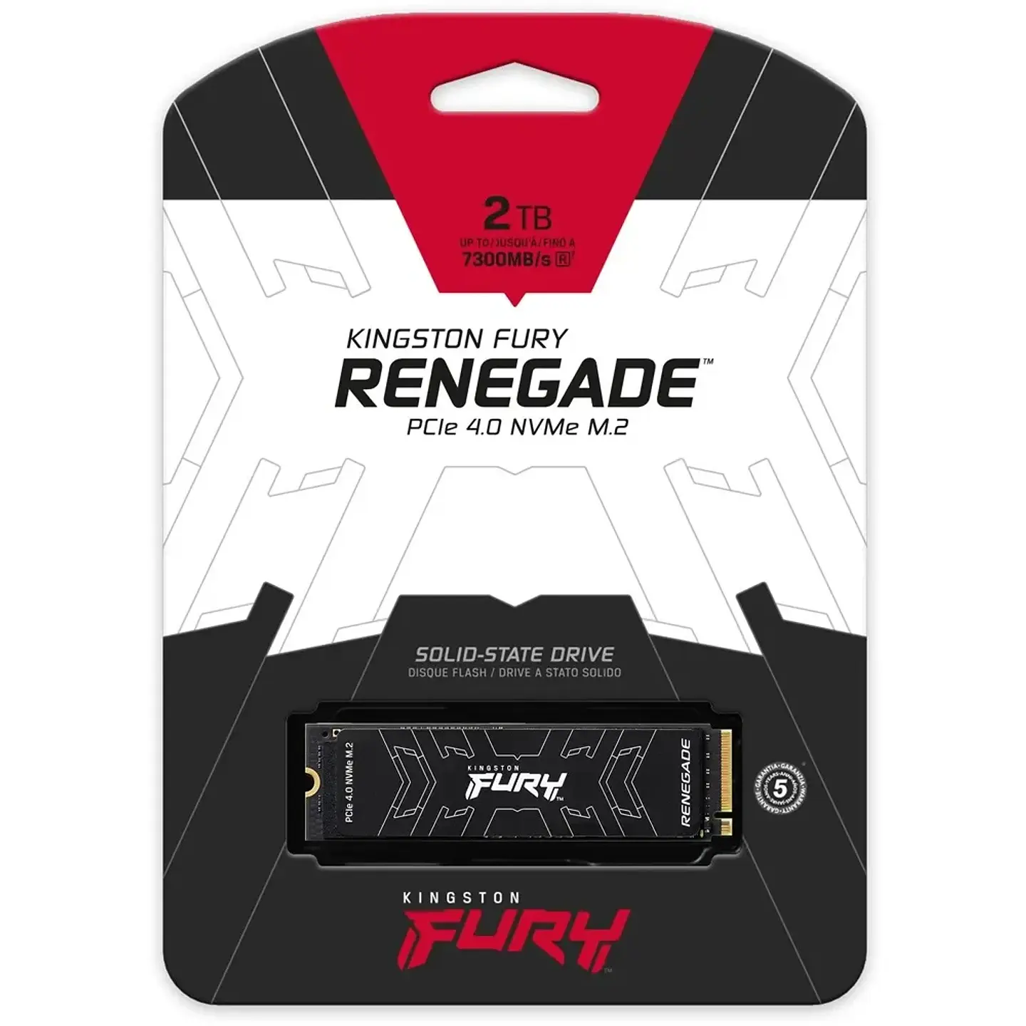 UNIDAD ESTADO SÓLIDO KINGSTON FURY RENEGADE NVME M2 PCIE4.0 1