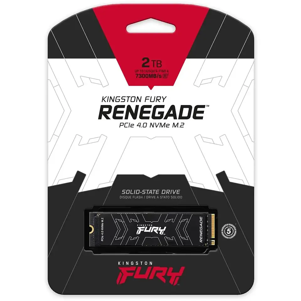 UNIDAD ESTADO SÓLIDO KINGSTON FURY RENEGADE NVME M2 PCIE4.0 1