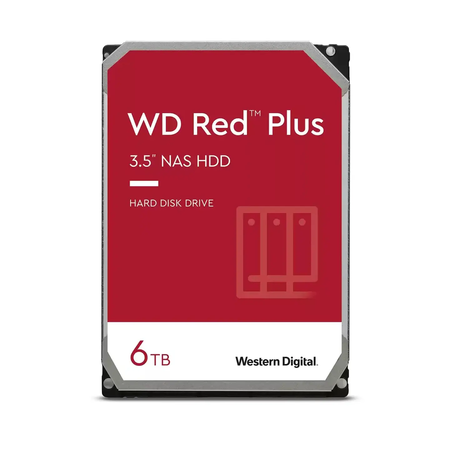 DISCO DURO WD RED PLUS NAS 6TB 5640RPM SATA 256MB 1