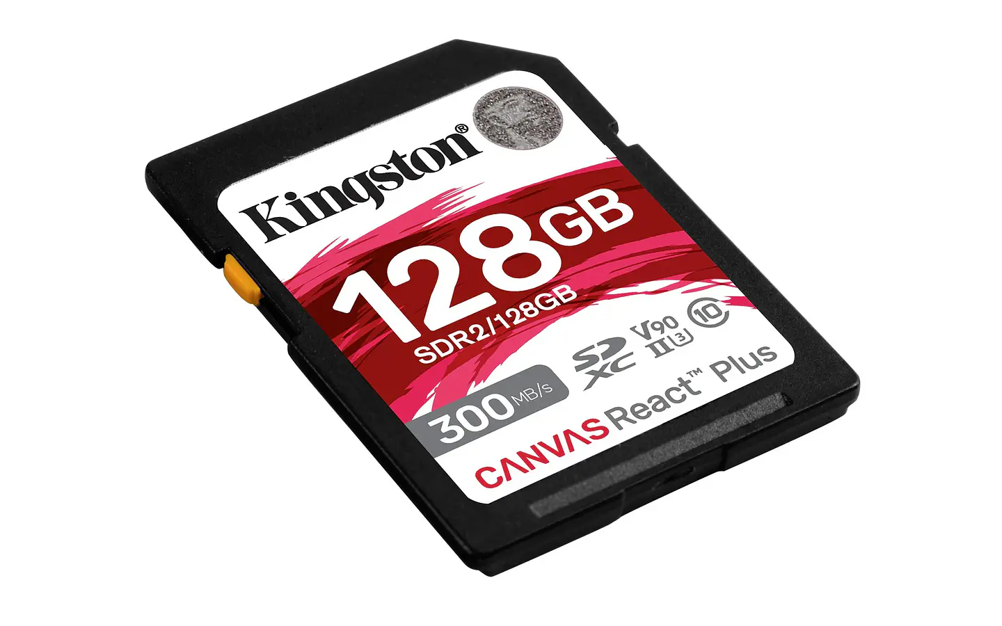 TARJETA MEMORIA SD KINGSTON CANVAS REACT PLUS 128GB 300MB/S 3