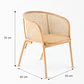  SILLA COMEDOR MADERA SOPHIE FORM - Miniatura 8