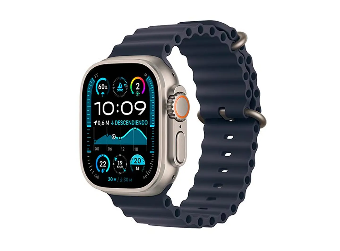APPLE WATCH ULTRA 2 49MM TITANIO NATURAL CORREA OCEAN 1