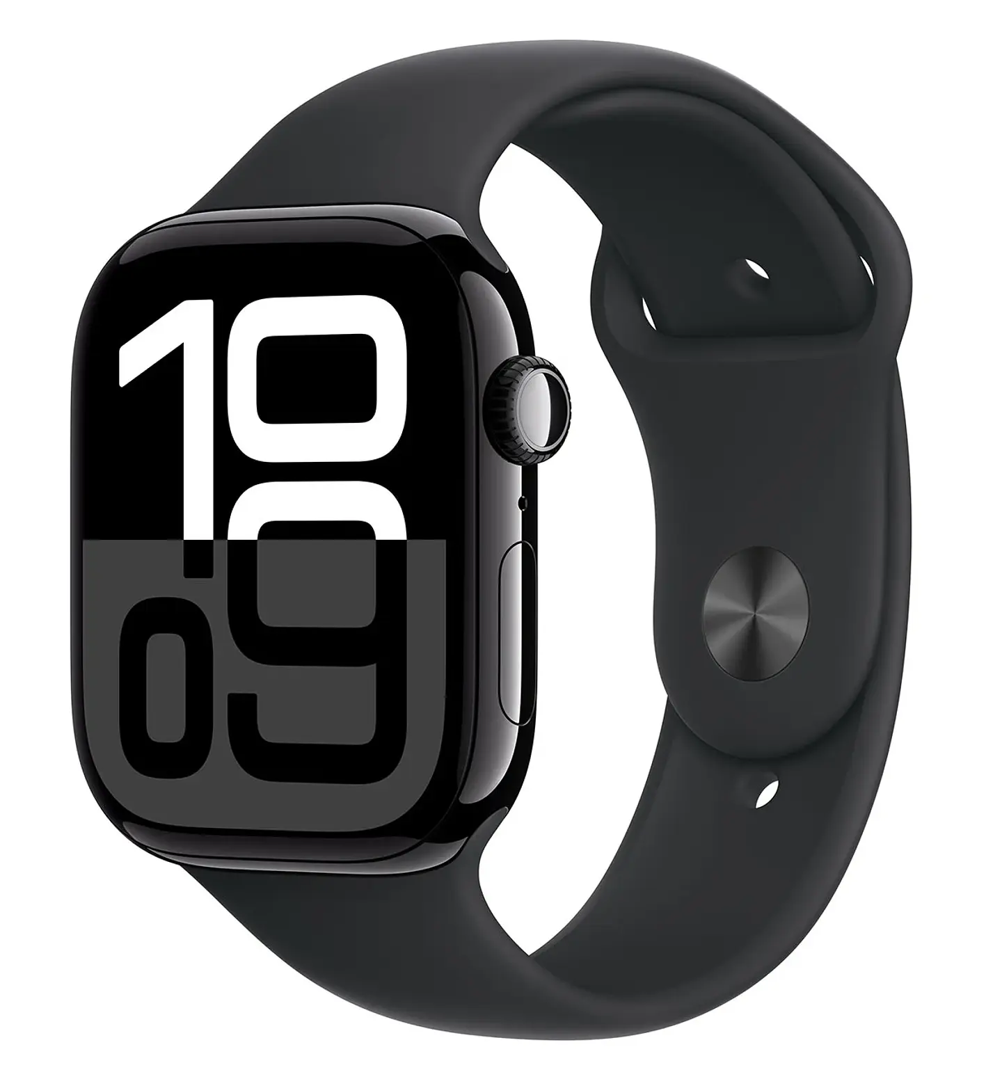 APPLE WATCH SERIES 10 GPS 46MM ALUMINUM CASE SPORT BAND M/L NEGRO 2