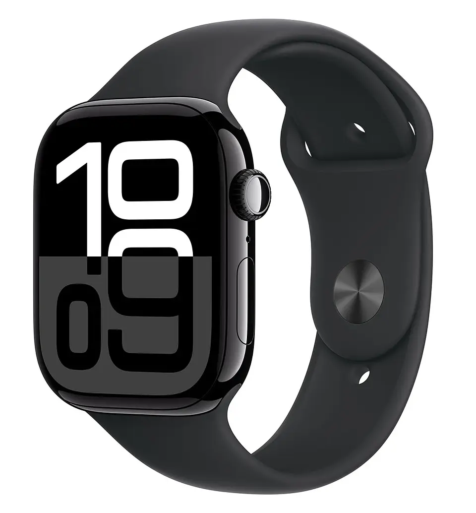 APPLE WATCH SERIES 10 GPS 46MM ALUMINUM CASE SPORT BAND M/L NEGRO 2