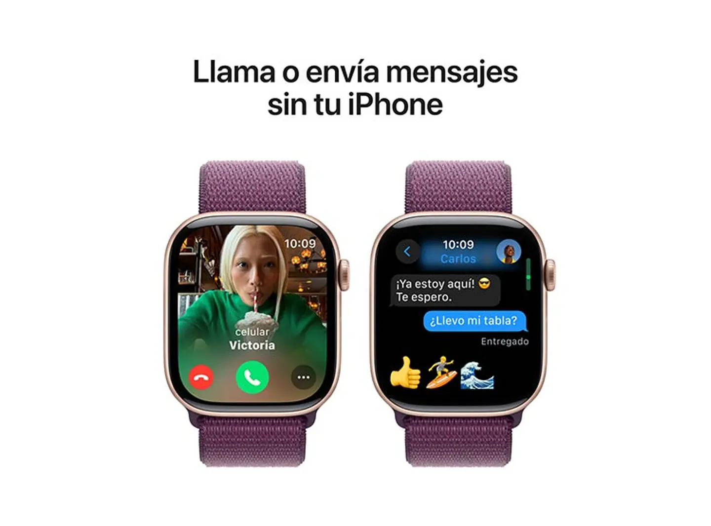 APPLE WATCH SERIE 10 46MM ROSE GOLD ALUMINIO CORREA LOOP DEPORTIVA 7