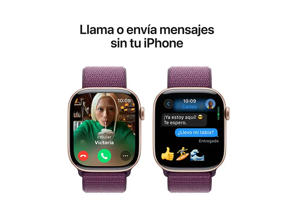 APPLE WATCH SERIE 10 46MM ROSE GOLD ALUMINIO CORREA LOOP DEPORTIVA 7