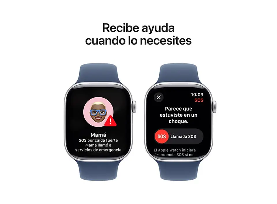 APPLE WATCH SERIE 10 46MM PLATA ALUMINIO CORREA DEPORTIVA M/L 7