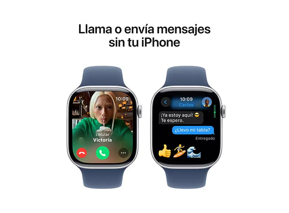 APPLE WATCH SERIE 10 46MM PLATA ALUMINIO CORREA DEPORTIVA S/M 3