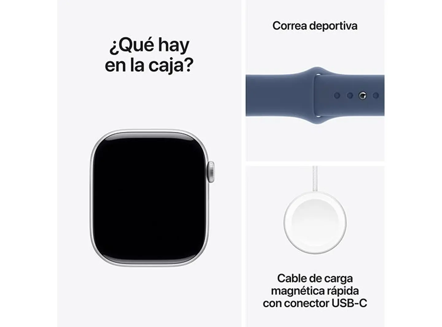 APPLE WATCH SERIE 10 46MM PLATA ALUMINIO CORREA DEPORTIVA S/M 7