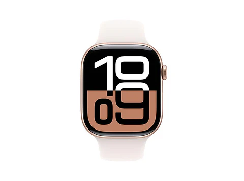 APPLE WATCH SERIE 10 46MM ROSE GOLD ALUMINIO CORREA DEPORTIVA S/M