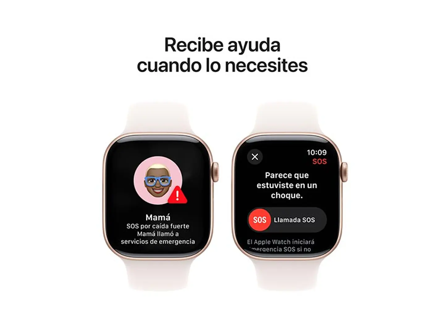 APPLE WATCH SERIE 10 46MM ROSE GOLD ALUMINIO CORREA DEPORTIVA S/M 5
