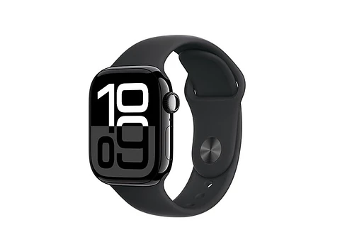 APPLE WATCH SERIE 10 42MM NEGRO ALUMINIO CORREA DEPORTIVA M/L