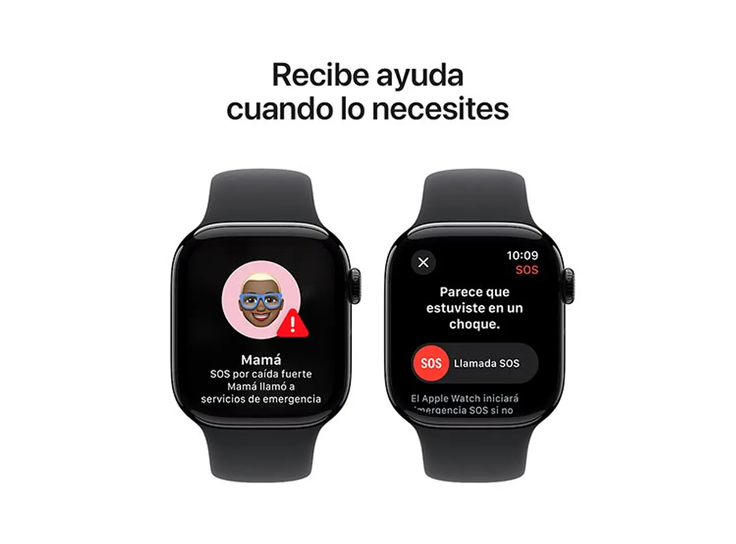 APPLE WATCH SERIE 10 42MM NEGRO ALUMINIO CORREA DEPORTIVA M/L 7