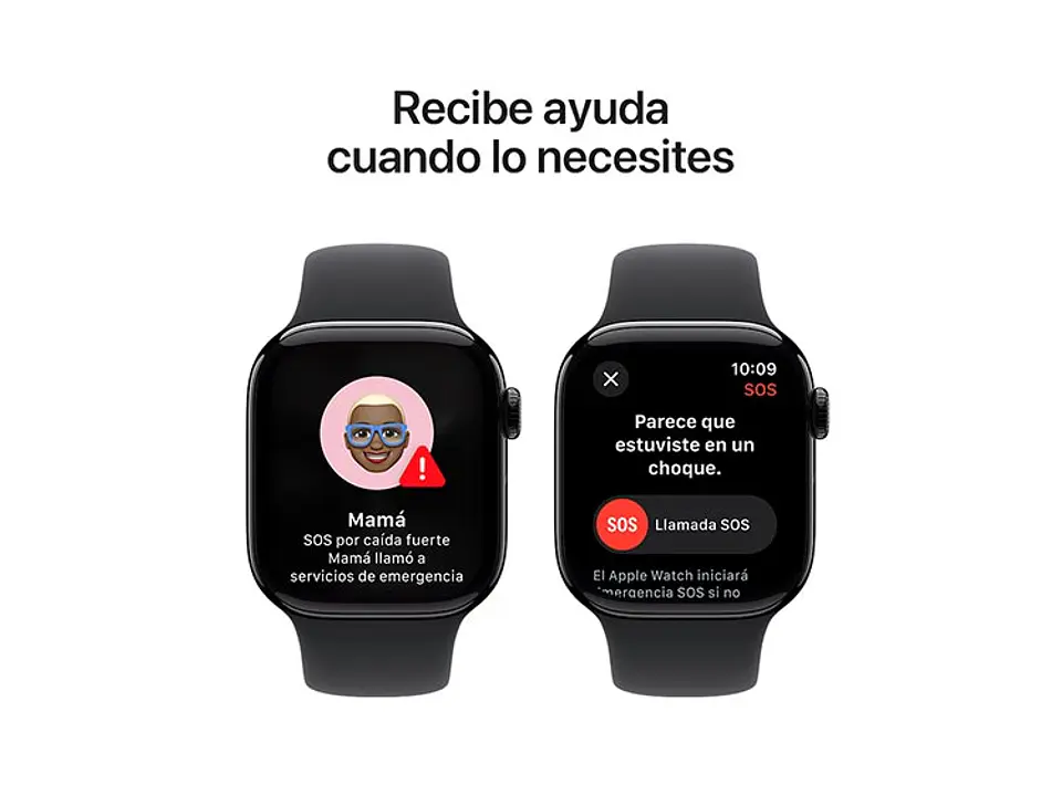 APPLE WATCH SERIE 10 42MM NEGRO ALUMINIO CORREA DEPORTIVA M/L 7