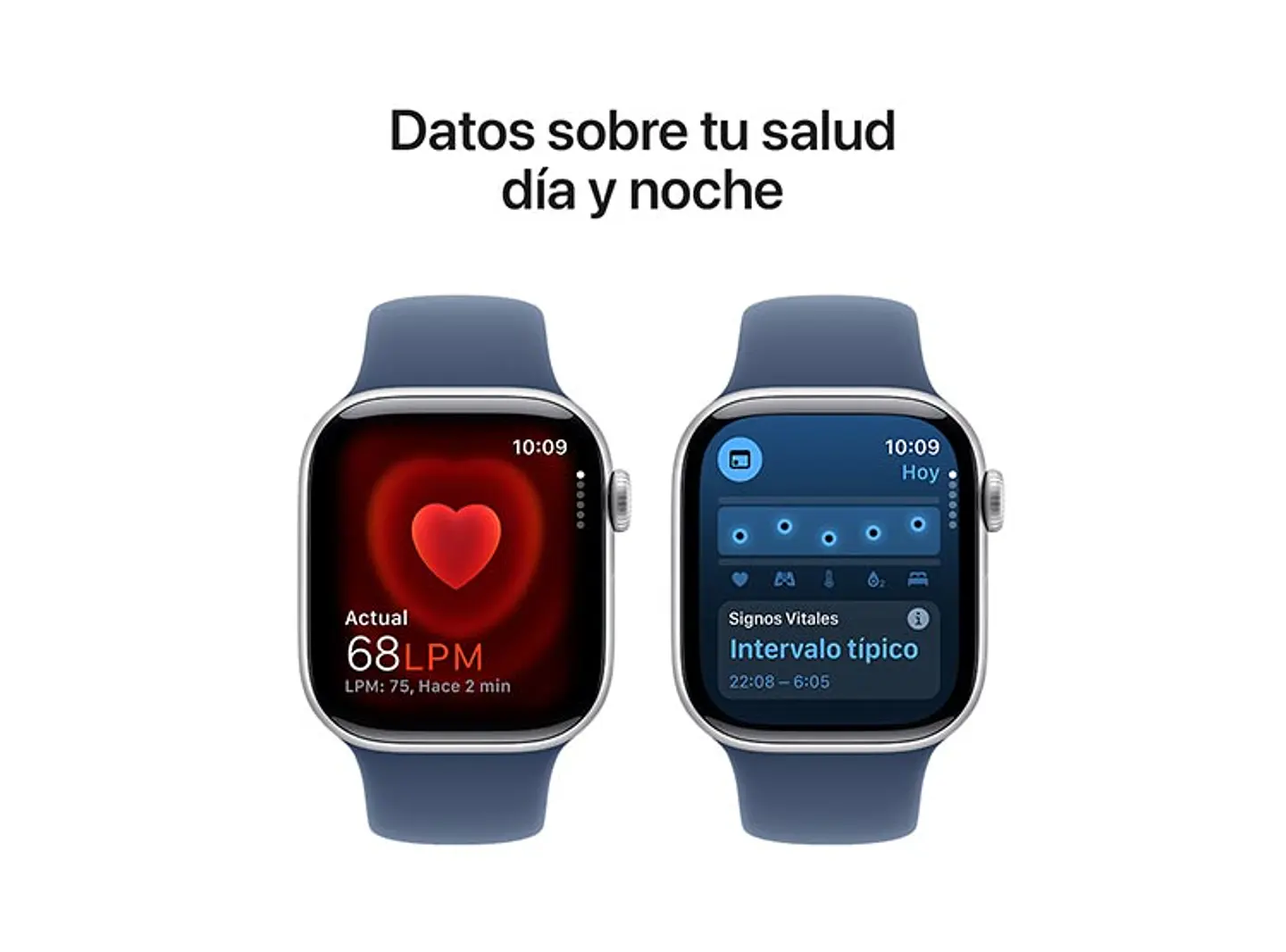 APPLE WATCH SERIE 10 42MM PLATA ALUMINIO CORREA DEPORTIVA M/L 4