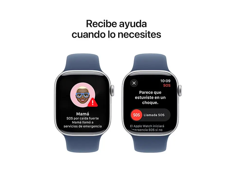 APPLE WATCH SERIE 10 42MM PLATA ALUMINIO CORREA DEPORTIVA S/M 2