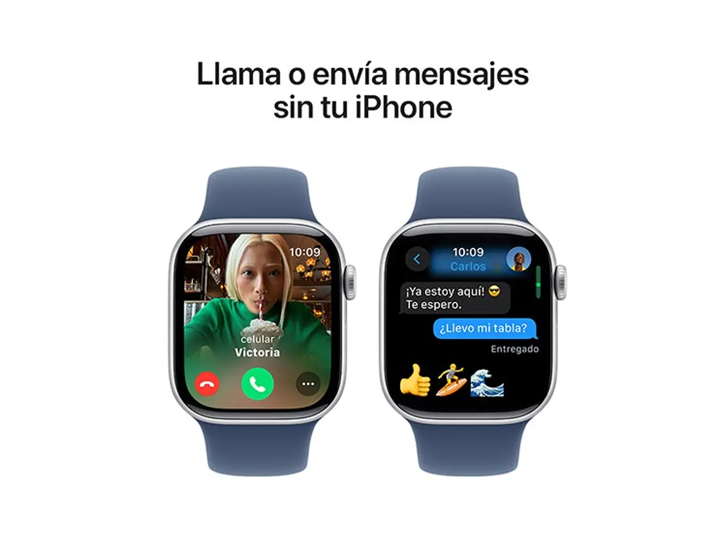 APPLE WATCH SERIE 10 42MM PLATA ALUMINIO CORREA DEPORTIVA S/M 7