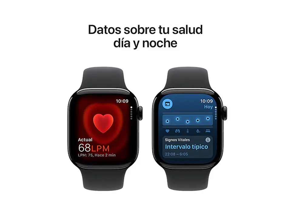 APPLE WATCH SERIE 10 42MM NEGRO ALUMINIO CORREA DEPORTIVA S/M 6