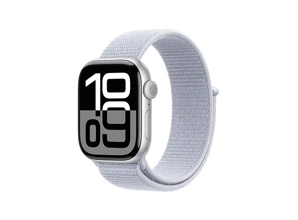 APPLE WATCH SERIE 10 42MM PLATA ALUMINIO CORREA LOOP DEPORTIVA 7