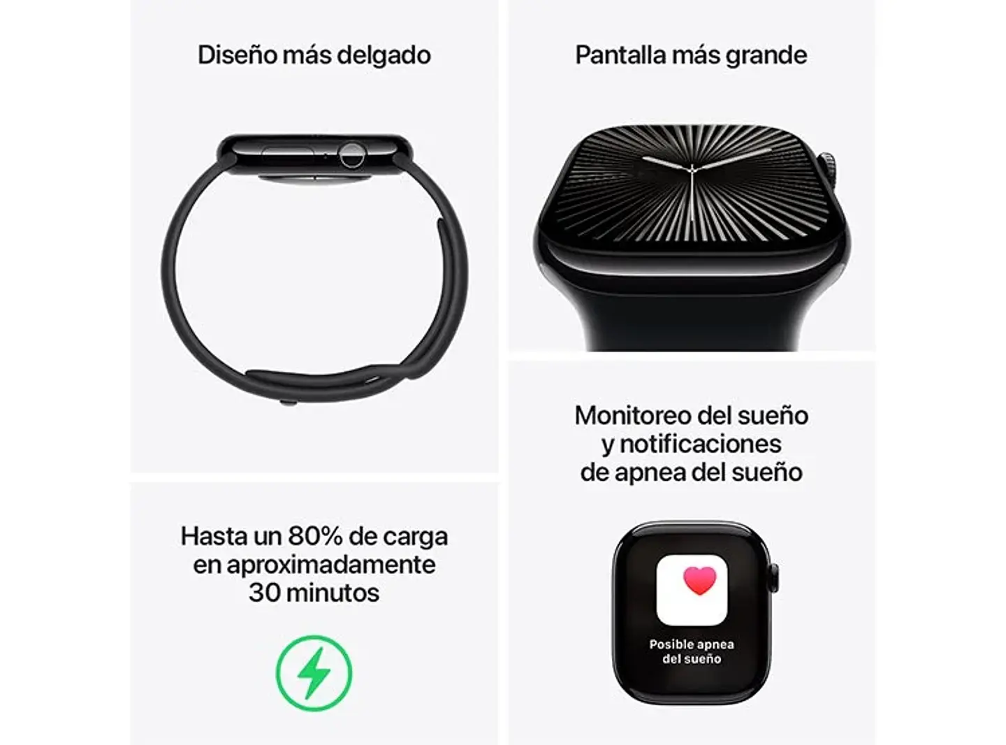 APPLE WATCH S10 ALUMINIO 42MM SPORT LOO ROSE GOLD 2