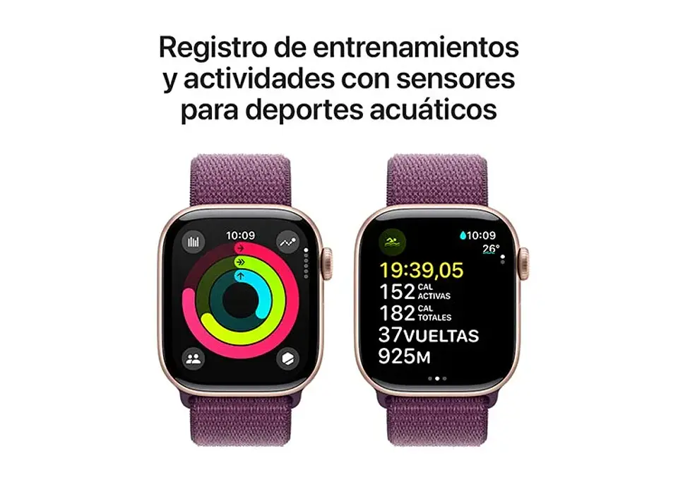 APPLE WATCH S10 ALUMINIO 42MM SPORT LOO ROSE GOLD 4