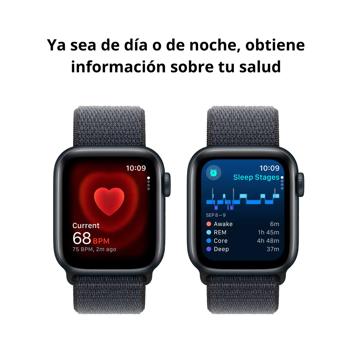SMARTWATCH APPLE WATCH SE (2ª GENERACIÓN) CAJA MIDNIGHT ALUMINIO 40MM CON CORREA SPORT LOOP - S/M 7