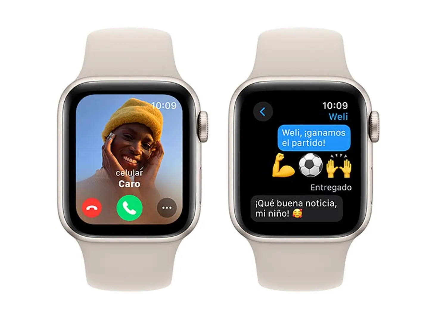 APPLE WATCH SE (GPS) - ALUMINIO BLANCO ESTELAR 40 MM - CORREA DEPORTIVA BLANCO ESTELAR - TALLA M/L 7