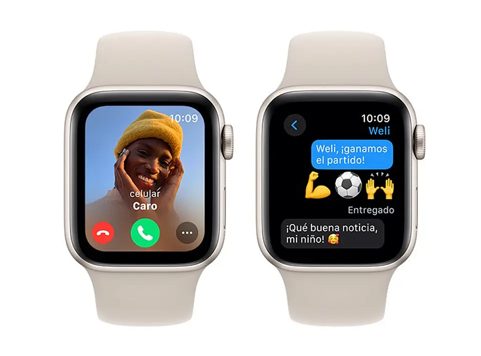 APPLE WATCH SE (GPS) - ALUMINIO BLANCO ESTELAR 40 MM - CORREA DEPORTIVA BLANCO ESTELAR - TALLA M/L 7