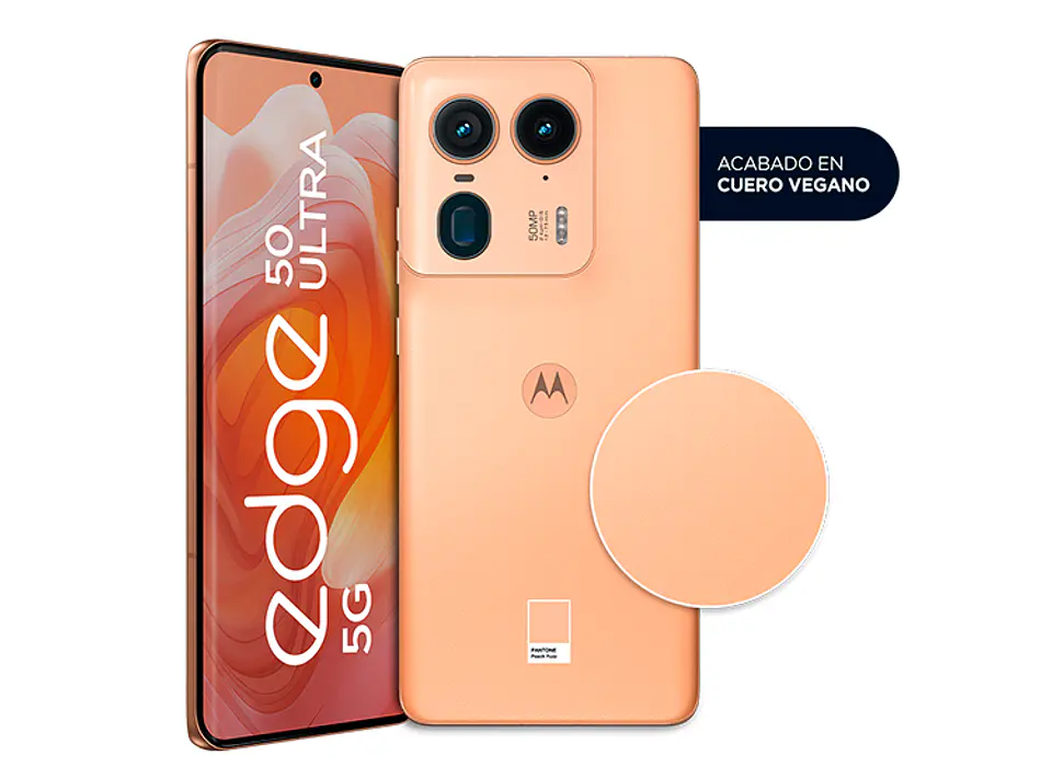 CELULAR MOTOROLA MOTO EDGE 50 ULTRA 6.7” 12 GB 512 GB 50 MP + 50 MP + 64 MP NARANJA 7