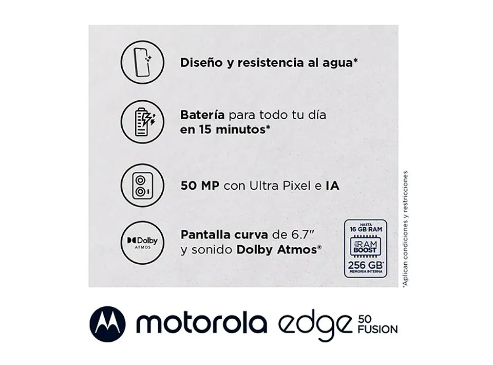 CELULAR MOTOROLA EDGE 50 FUSION 256 GB 8 GB RAM 32MP 6.7