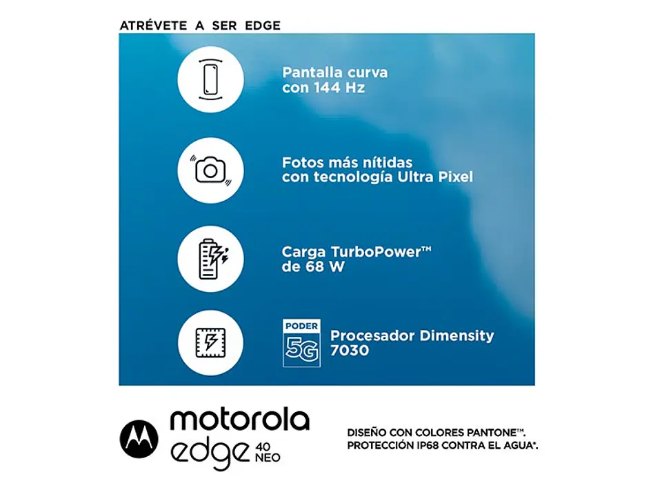CELULAR MOTOROLA EDGE 40 NEO 256 GB 8 GB RAM 32MP 6.5