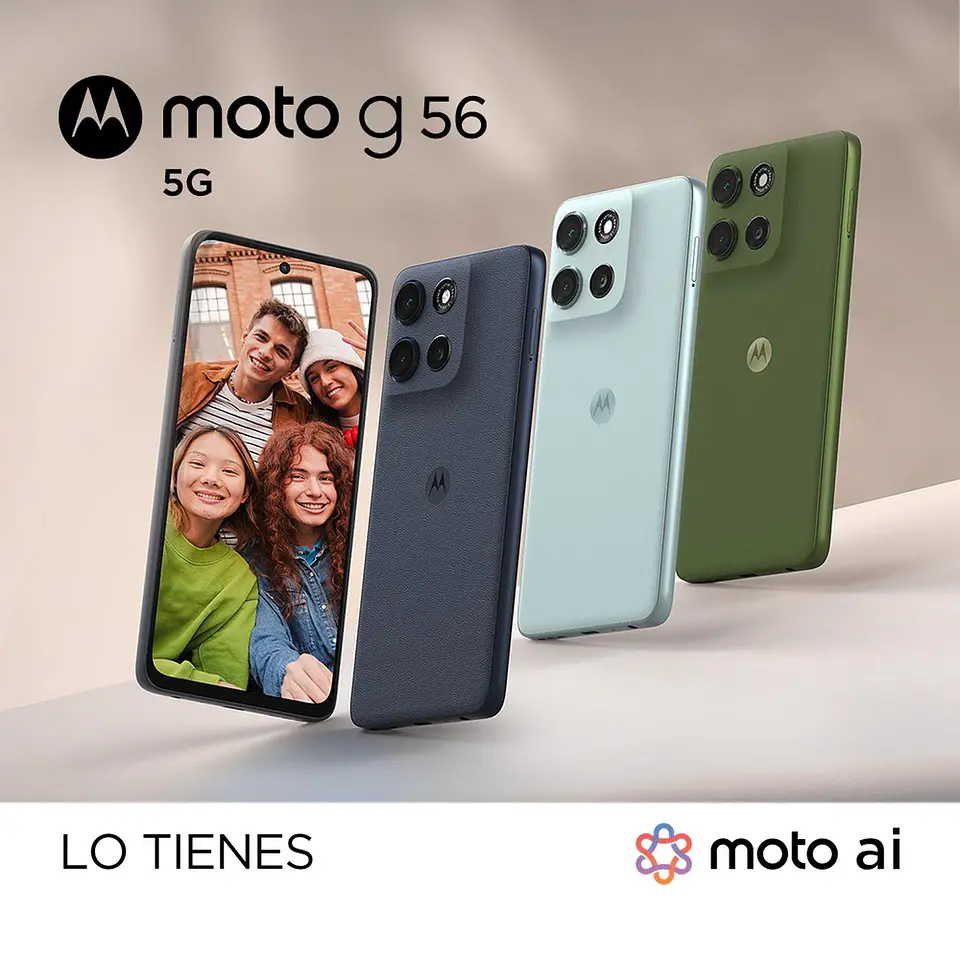 MOTOROLA MOTO G56 8+256GB AZUL 6