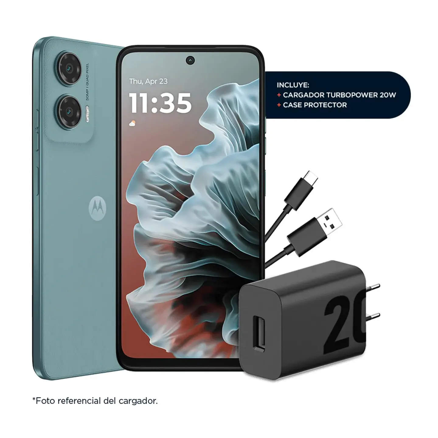 CELULAR MOTOROLA G35 5G 4 GB 128 GB GRIS 5