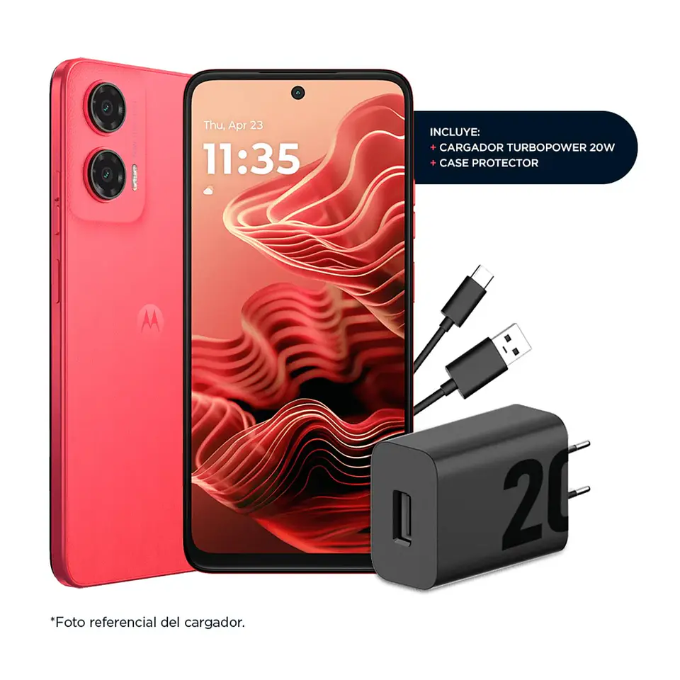 CELULAR MOTOROLA G35 5G 4 GB 128 GB NARANJA 4