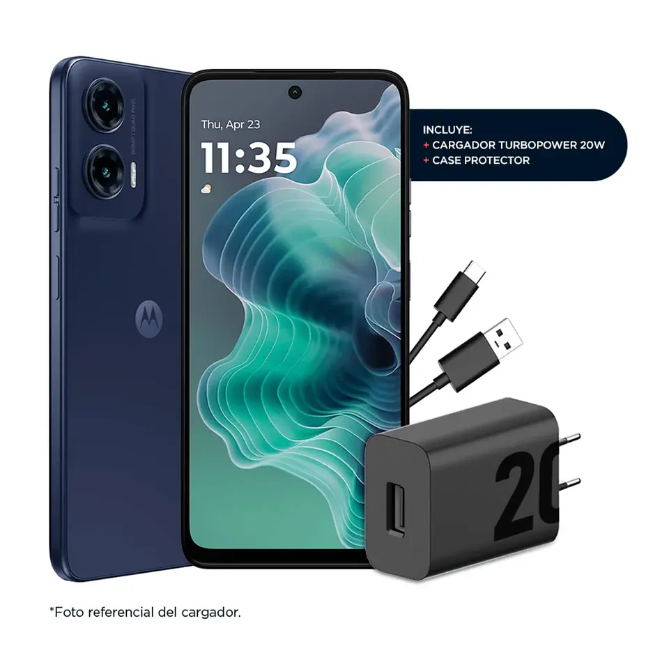 CELULAR MOTOROLA G35 5G 4 GB 128 GB EN COLOR NEGRO 6