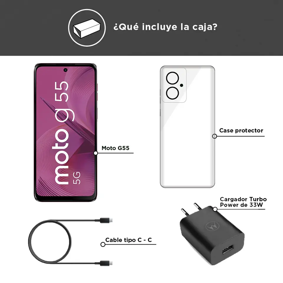 MOTOROLA MOTO G55 PINK 8+256GB 5