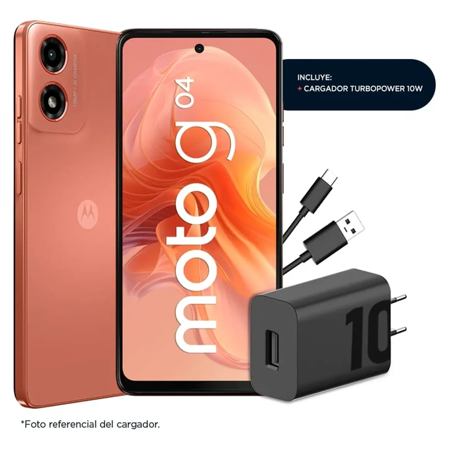 MOTO G04 128GB 4GB NARANJO 1