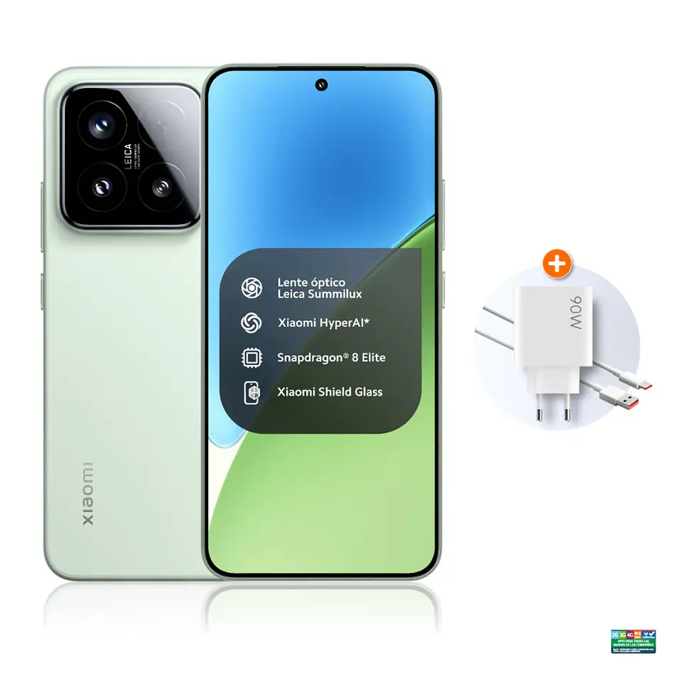 CELULAR XIAOMI 15 VERDE 12+512 GB 6