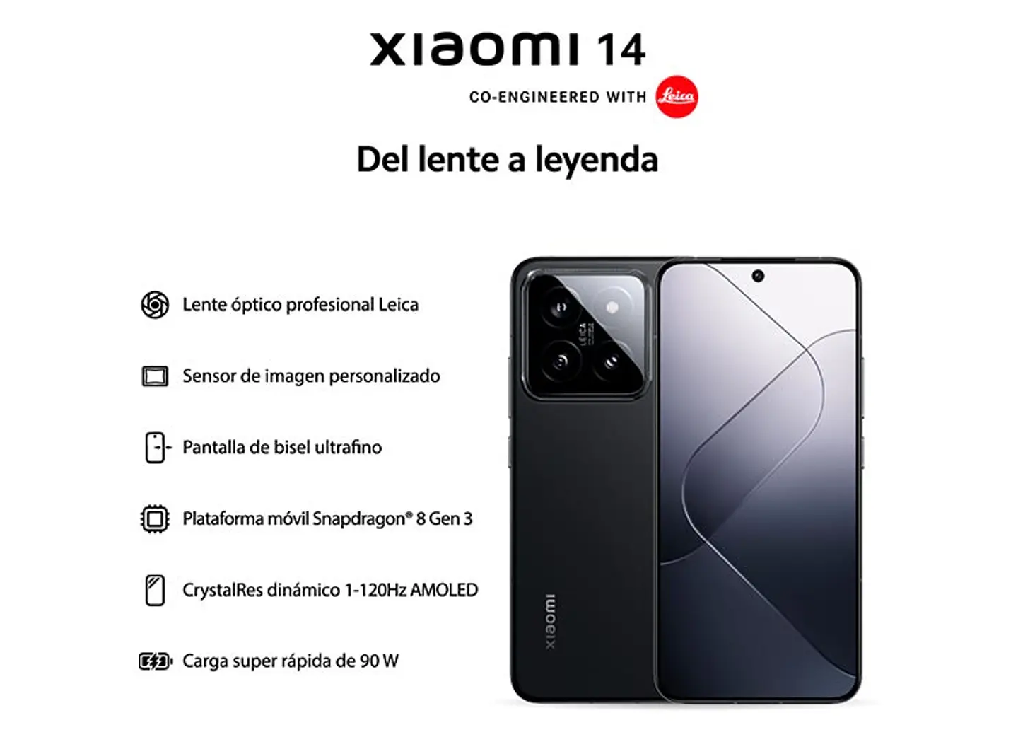 CELULAR XIAOMI 14 5G 512 GB 12 GB RAM 32MP 6.3