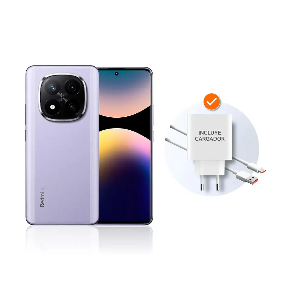 CELULAR REDMI NOTE 14 PRO+ 5G PURPLE 8GB RAM 256GB ROM 5