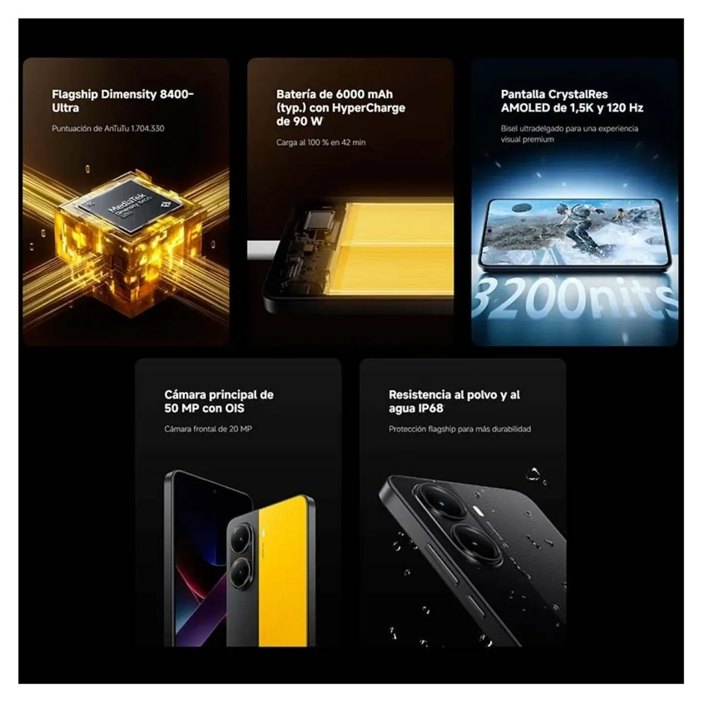 XIAOMI POCO X7 PRO 5G 12GB + 512GB VERDE 6