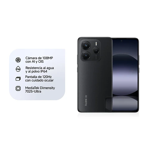 KIT CELULAR REDMI REDMI NOTE 14 5G 256GB MIDNIGHT BLACK + XIAOMI SOUND POCKET 5W